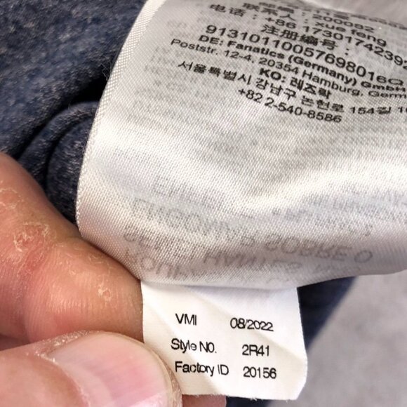 Yankees T-Shirt 2XL Heather Navy Short Sleeve Graphic Tee - Picture 11 of 13